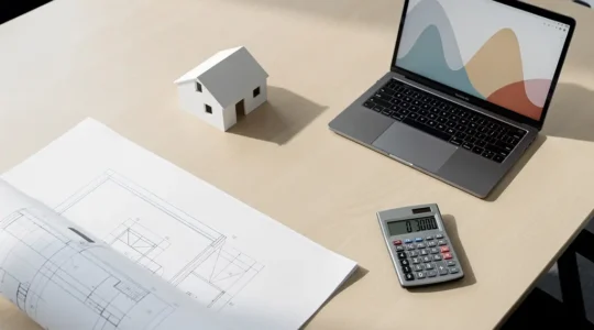 Analyse de la rentabilité immobilière avec graphiques et documents financiers
